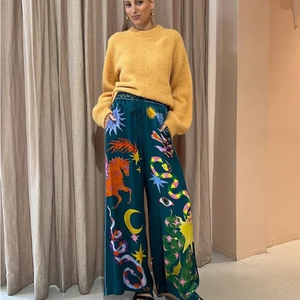 New Colorful Women's Printed Pants & Jumpsuit - Picture 6 of 6